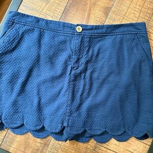 Lilly Pulitzer Navy Mini Skirt